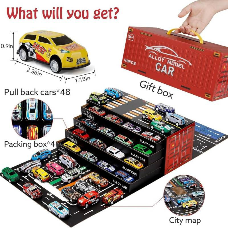 48 pcs car container set