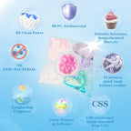 5 In 1 Laundry Pods for Deep Clean (50 pcs)