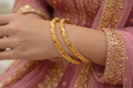 Elegant Traditional Golden Bangles