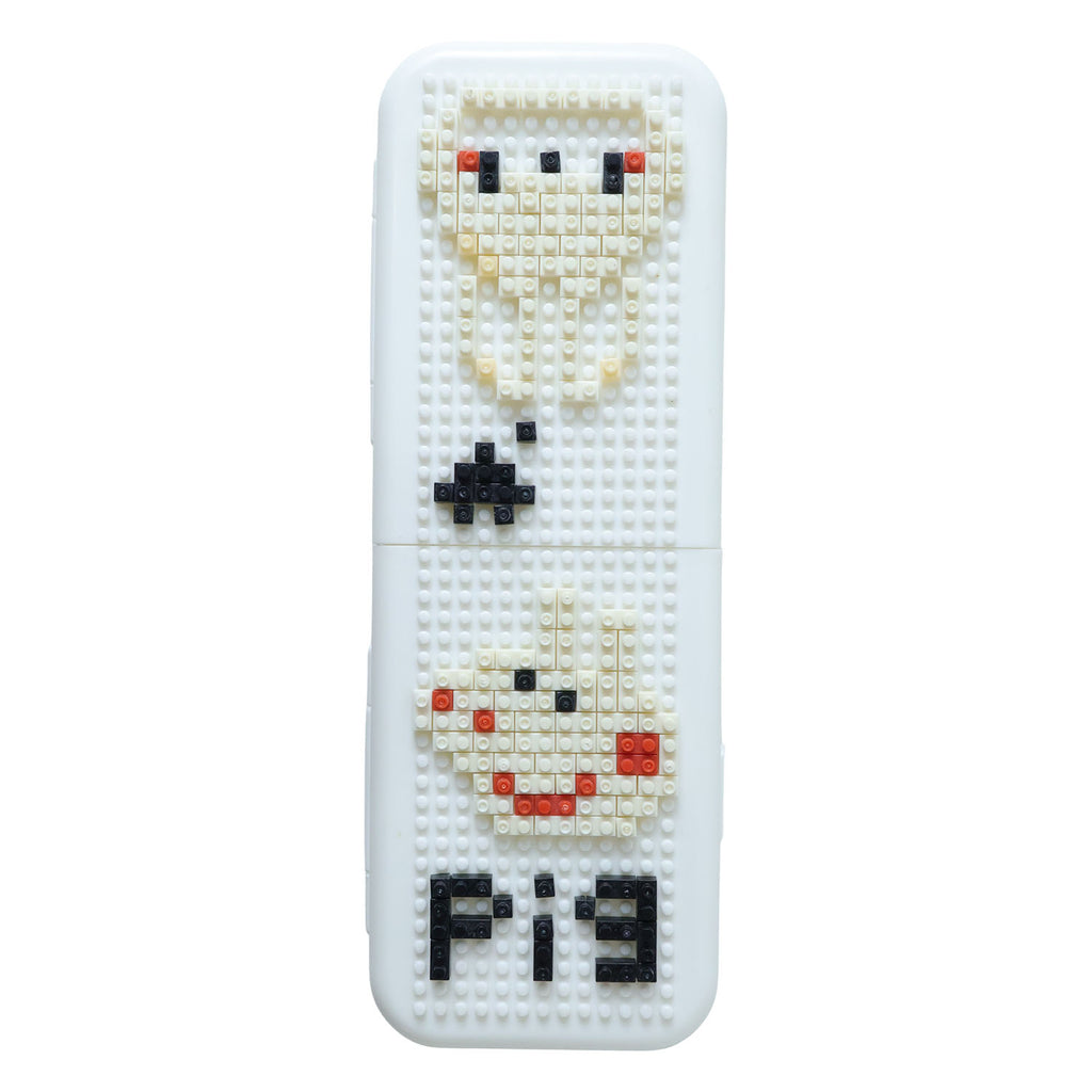Decorative Pixel Art Style Desk Pen Holder (1 Pc)