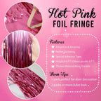 Decorative Foil Fringe Curtain For Birthday  Party Decoration