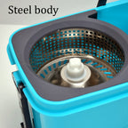 4027 Quick Spin Mop Plastic Spin Bucket Floor Cleaning Easy Wheels  Big Bucket Floor Cleaning Mop With Bucket