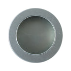 Round Metal Storage Tin Box With Transparent Window Lid (1 Pc 9.5 X 9.5 Cm)