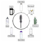 6151a Bottle Cleaning Brush Usual Fully Types Of Household Room For Cooking Food Purposes For Cleansing