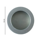 Round Metal Storage Tin Box With Transparent Window Lid (1 Pc 9.5 X 9.5 Cm)