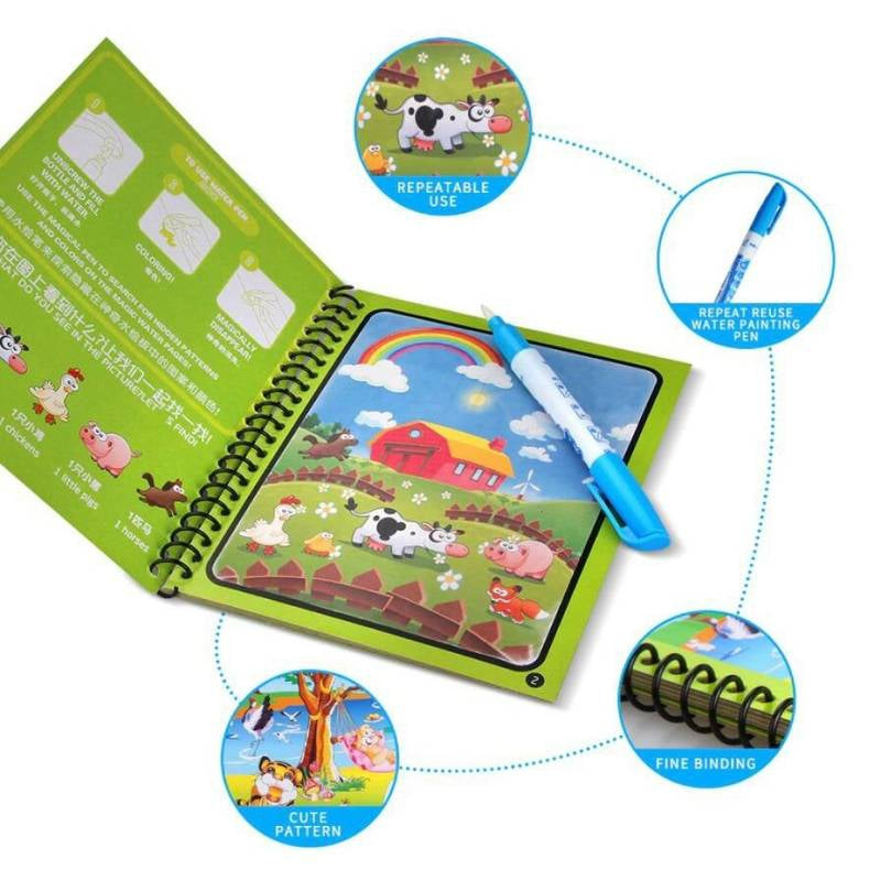 Magic water coloring book (1 pc)