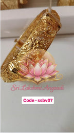 Antique Gold Temple design Bangle - ssbv07