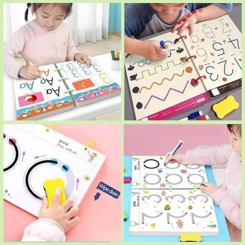 Hand Writing Pen Control Training Practice Book