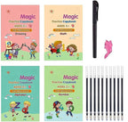 Magic Practice Book for kids 4 pcs 10 refill
