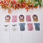 Wall Mounted Cartoon Hooks Self Adhesive Hooks (10 Pcs Set)